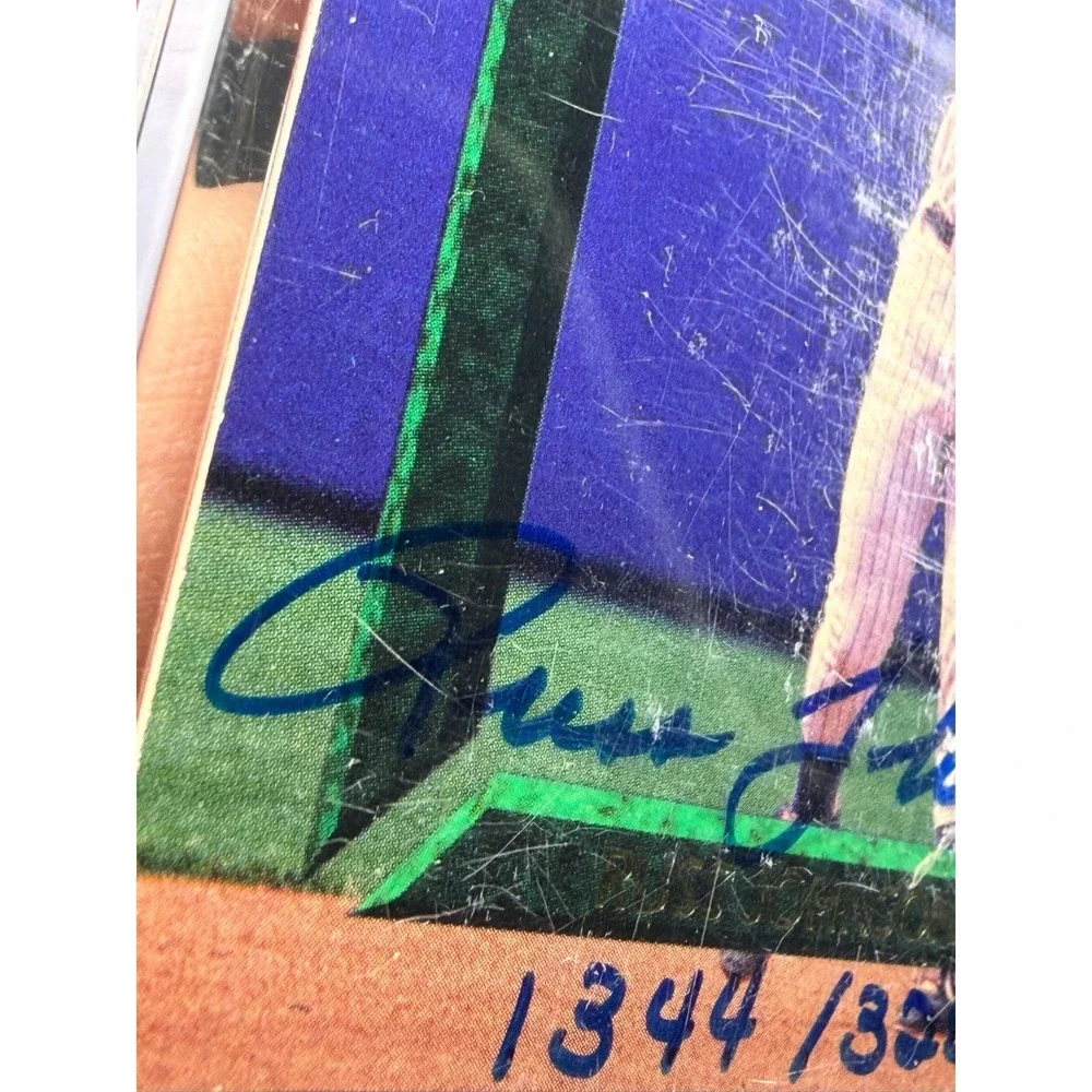 1994 Signature Rookies Russ Johnson LSU Auto Card 1344/3350 Houston Draft Pick